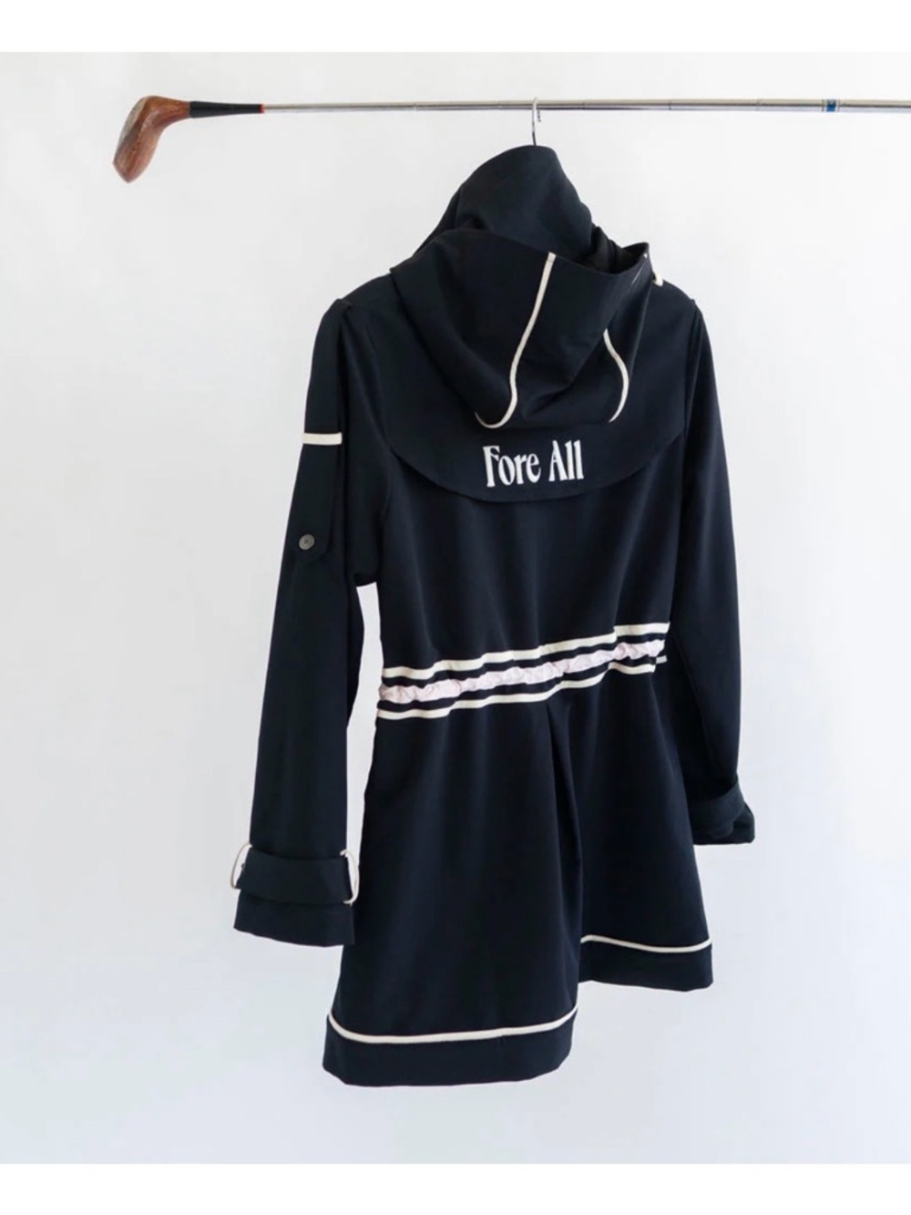 Fore All Windsor Rain Jacket Black Size Large - Picture 2 of 15